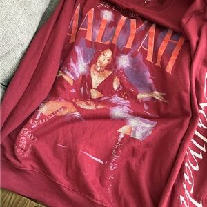 Red Graphic Sweatshirt